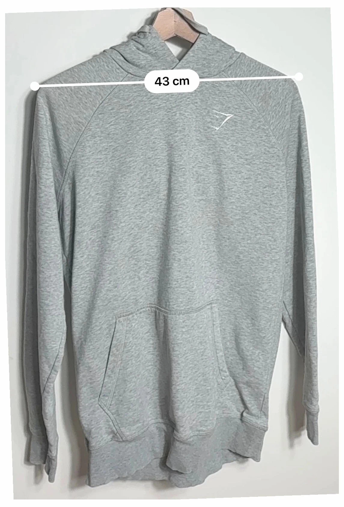 Sweat à capuche Gymshark gris chiné taille S – photo 5